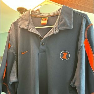 University of Illinois Nike polo